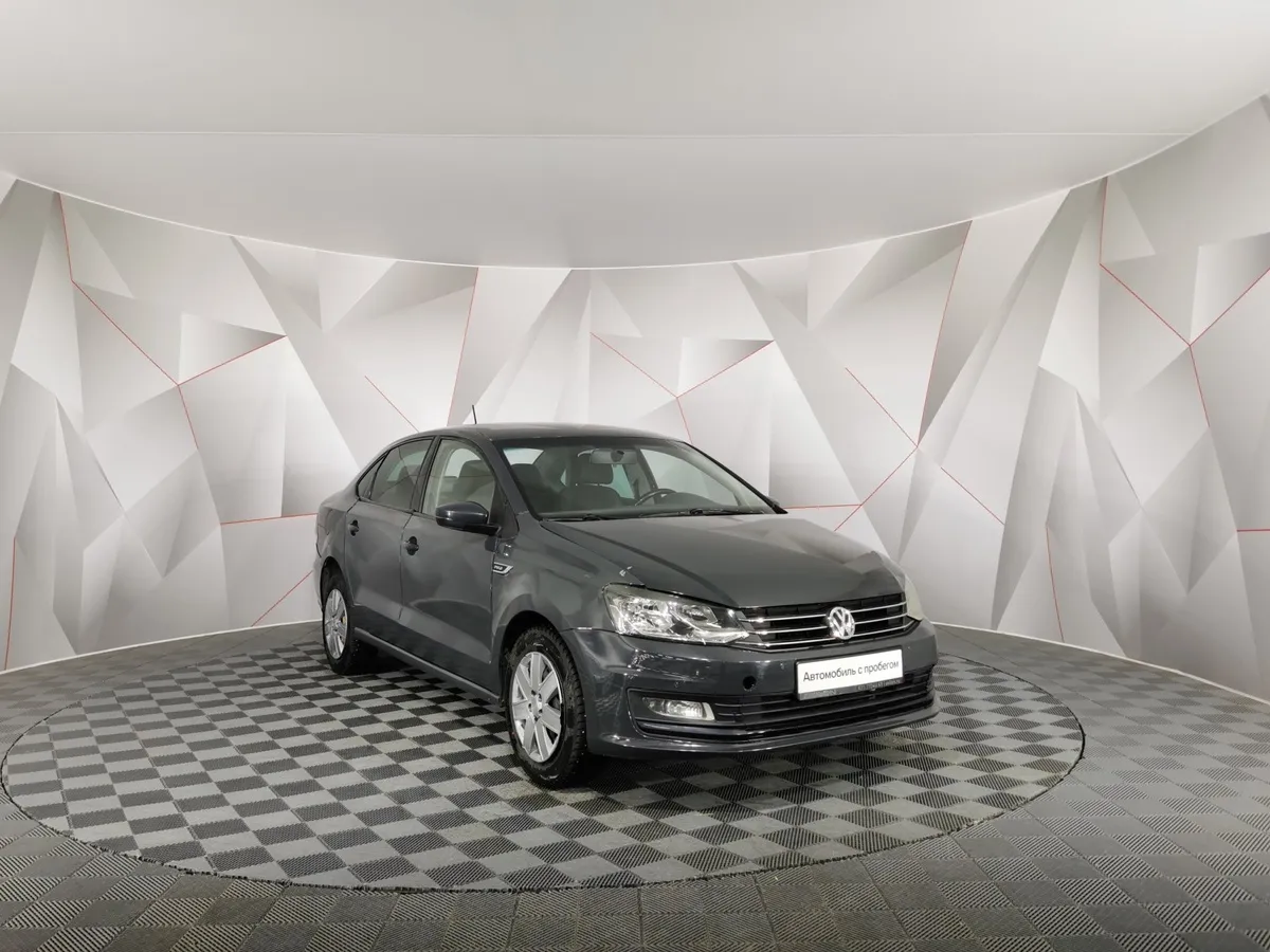Volkswagen Polo 1.6 MPI AT (110 л.с.) Trendline Серый в АВИЛОН. Слайд №3